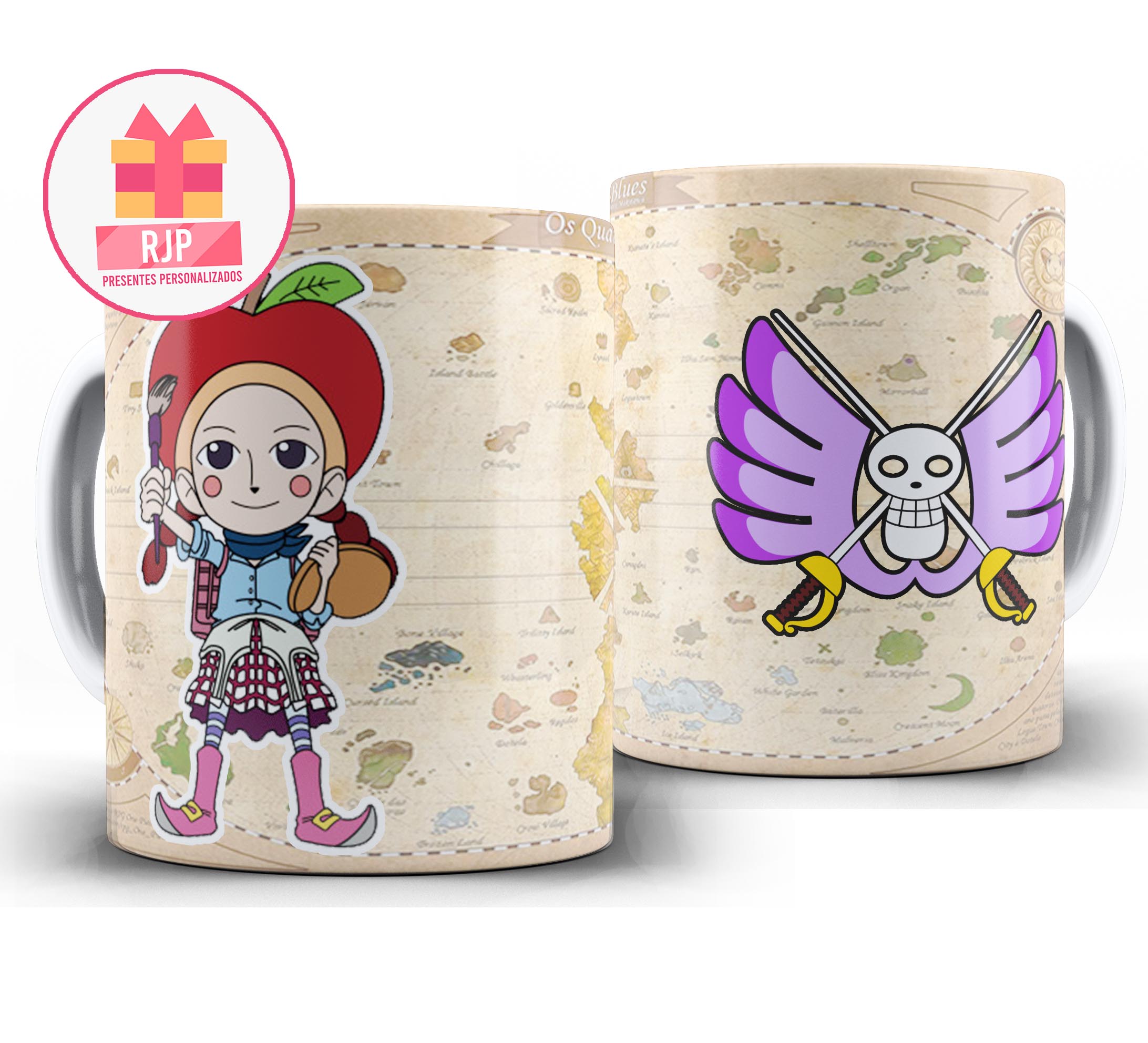 Caneca Anime - One Piece - Baroque Works - Miss Goldenweek